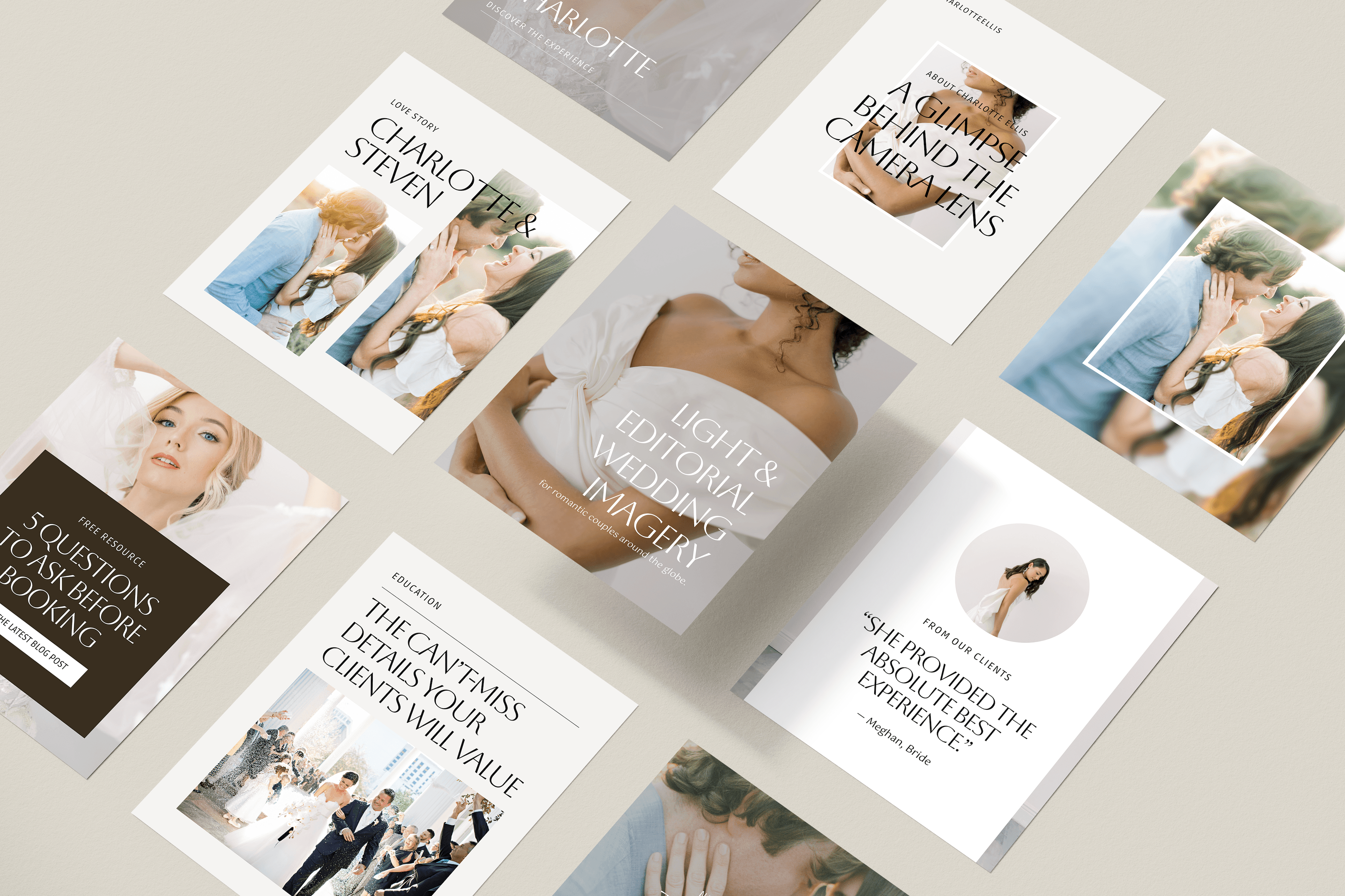 Charlotte Ellis: Canva Instagram Templates