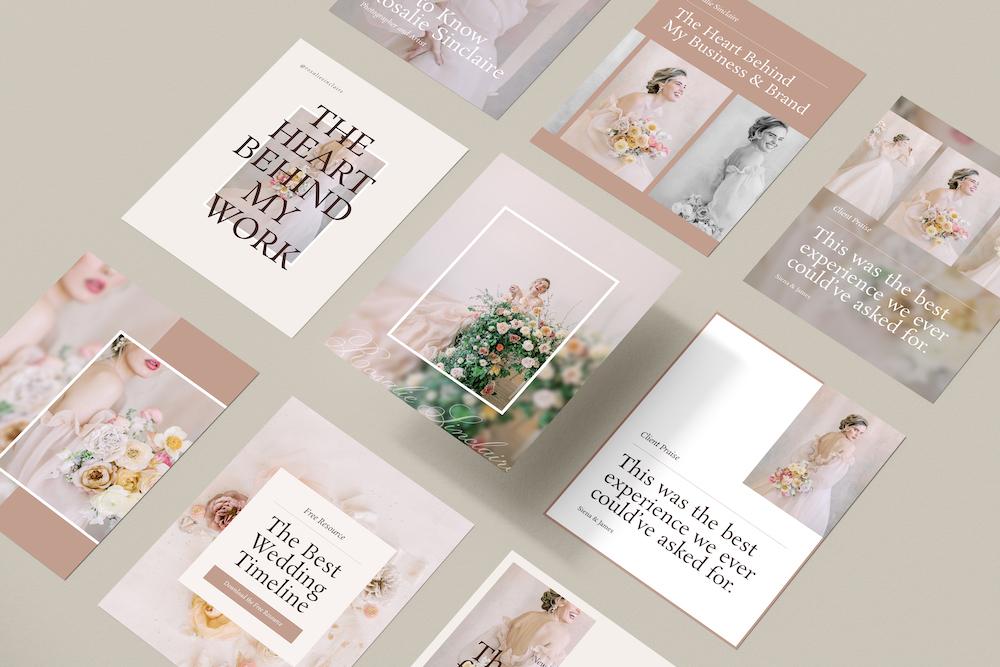 Rosalie Sinclaire: Canva Instagram Templates