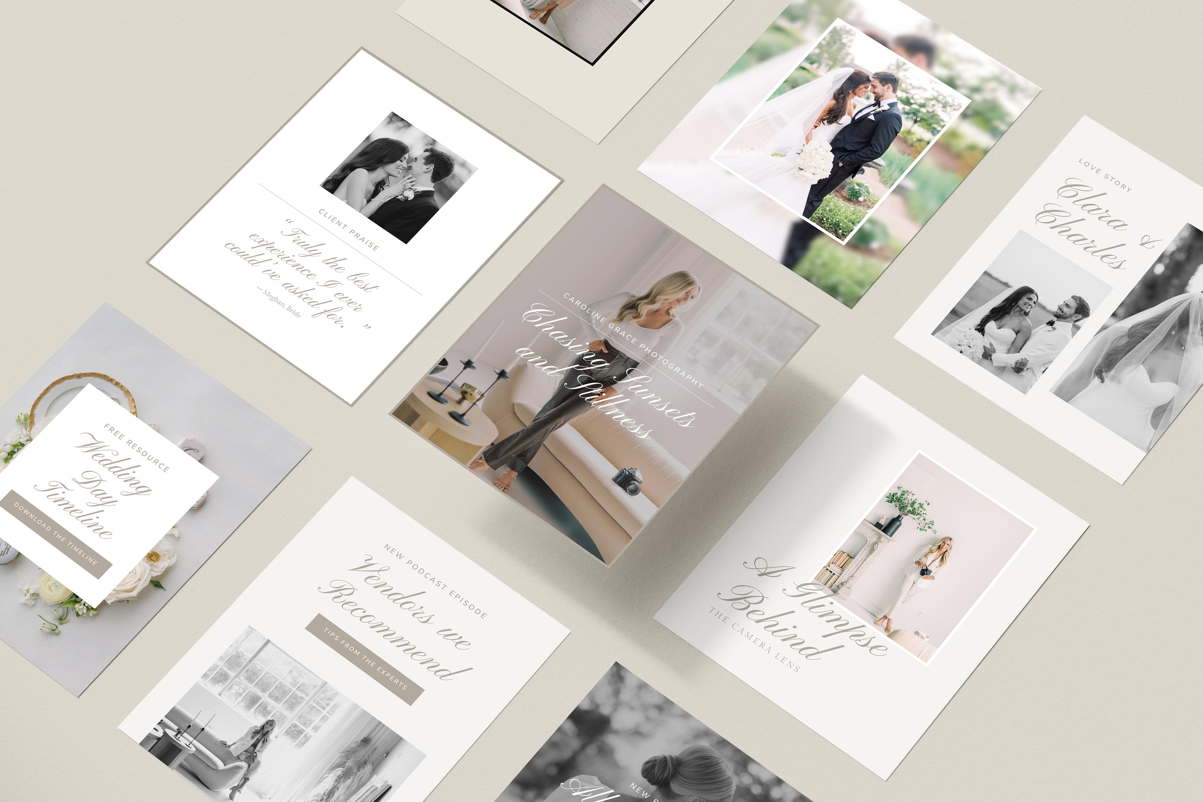 Caroline Grace: Canva Instagram Templates
