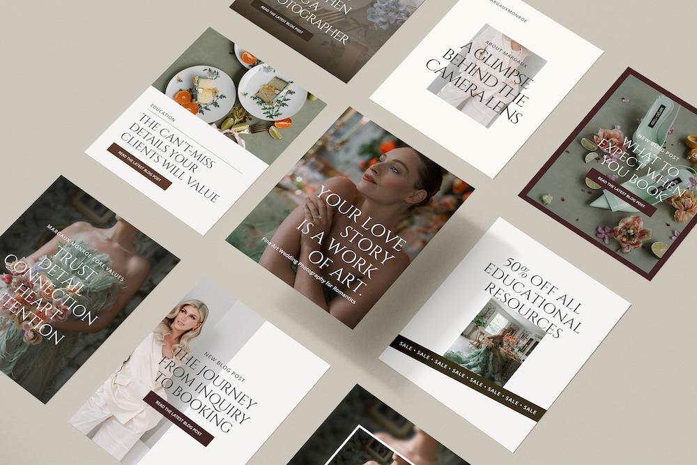 Margaux Monroe: Canva Instagram Templates