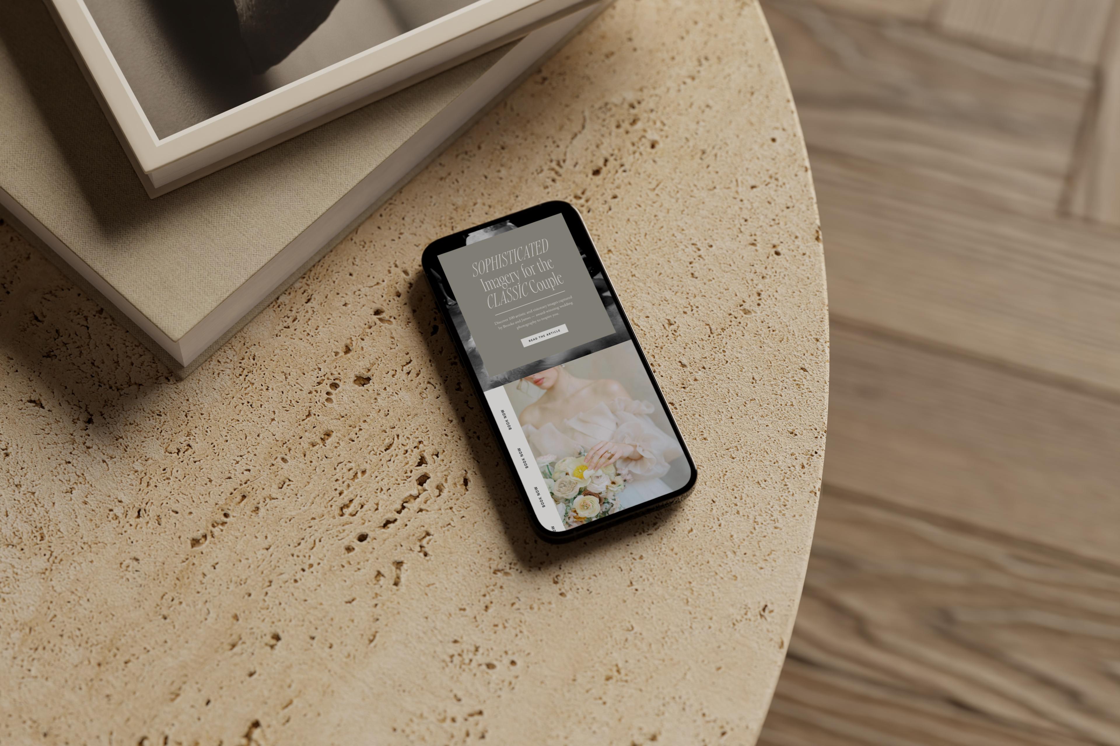 Brooke and James: Flodesk Newsletter Templates