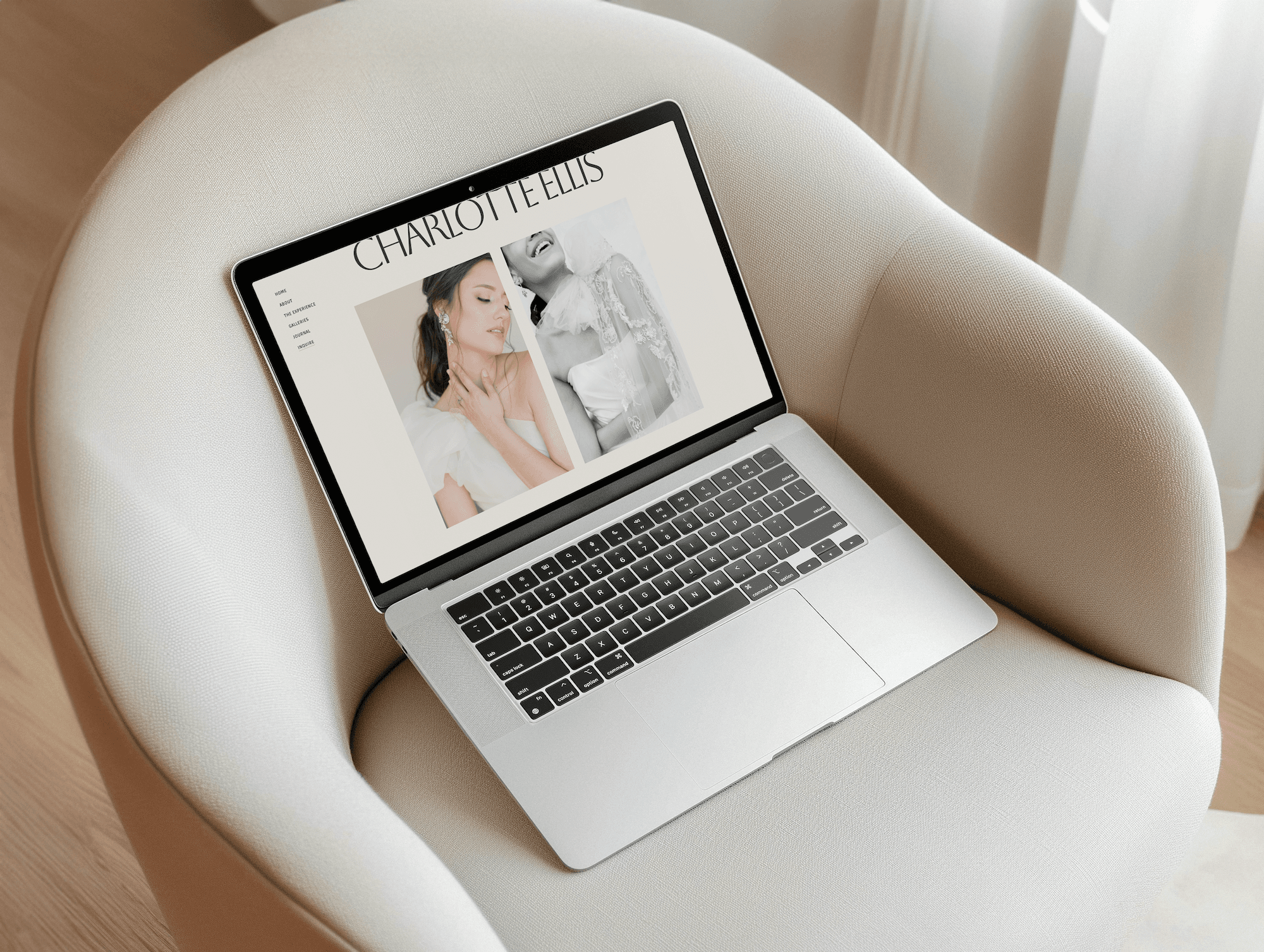 Charlotte Ellis: Showit Website Template