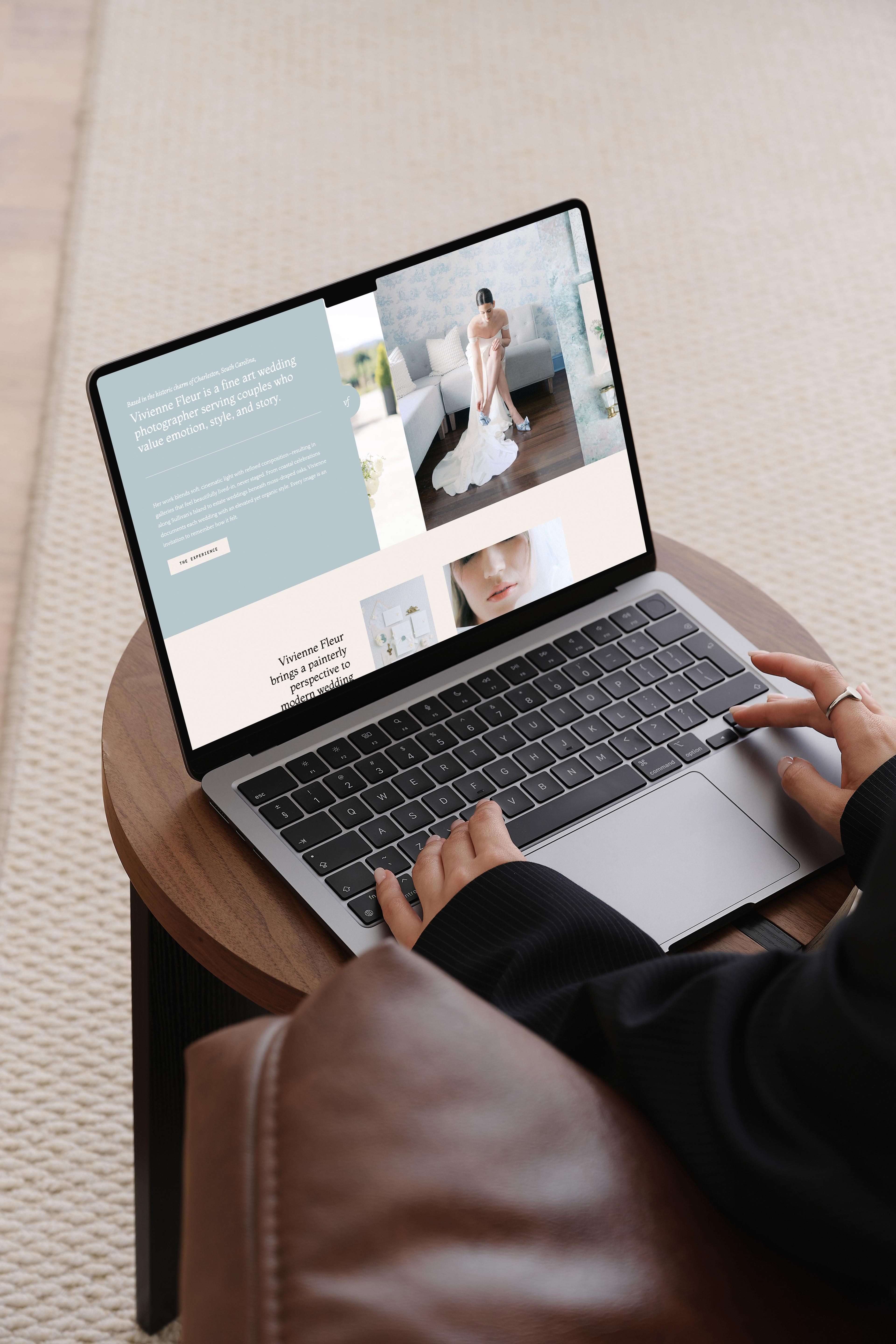 Vivienne Fleur: Showit Website Template (Payment Plan)