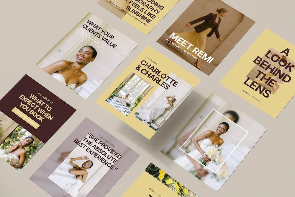 Remi Clementine: Canva Instagram Templates