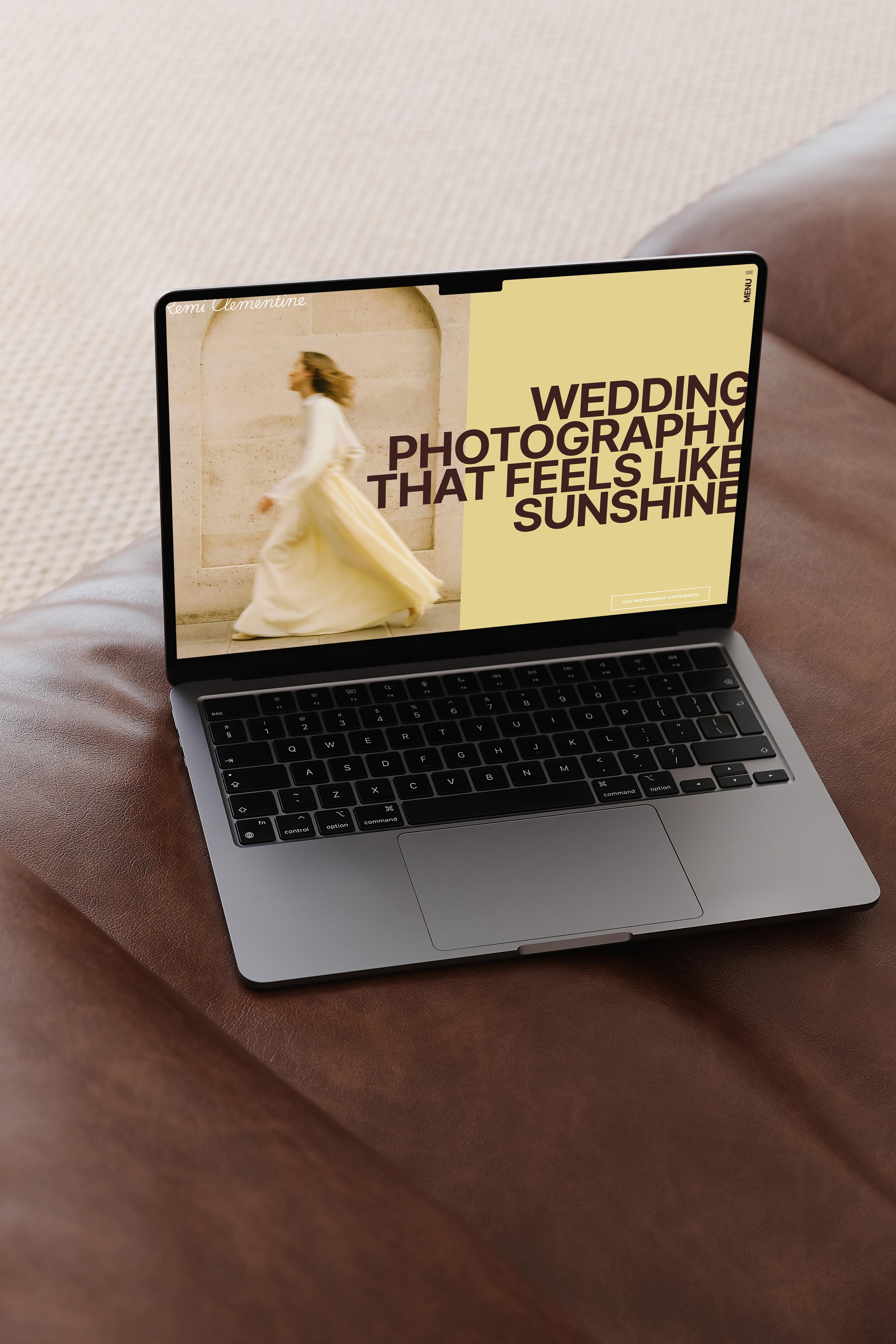 Remi Clementine: Showit Website Template (Payment Plan)