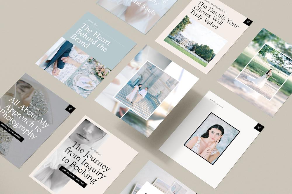 Vivienne Fleur: Canva Instagram Templates